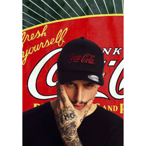 Mr. Tee Coca Cola Logo Flexfit Cap black