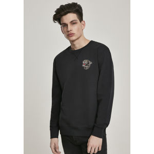 Mr. Tee Embroidered Panther Crewneck black