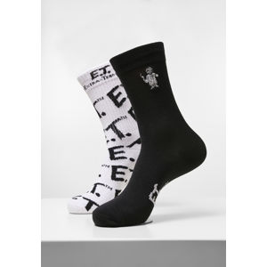 Mr. Tee ET Socks 2-Pack black/white