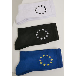 Mr. Tee Euro Socks 3-Pack white/black/blue