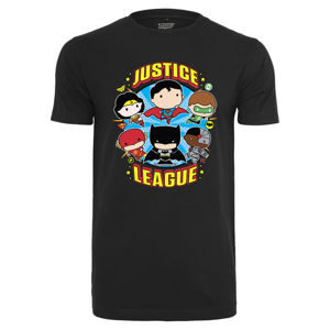 Mr. Tee Justice League Comic Crew Fit Tee black