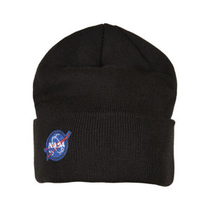 Mr. Tee NASA Embroidery Beanie schwarz