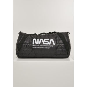 Mr. Tee NASA Puffer Duffle Bag black