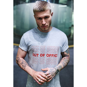 Mr. Tee Out Of Office Tee heather grey