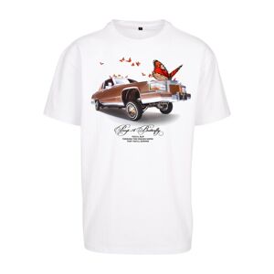 Mr. Tee Pimp a Butterfly Oversize Tee white