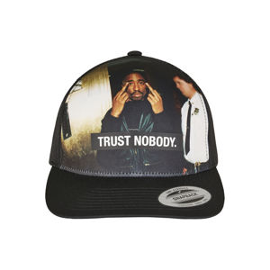 Mr. Tee Tupac Trust Nobody Retro Trucker black