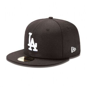 Kšiltovka New Era 5950 MLB Basic Los Angeles Dodgers Black White