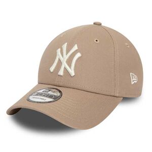 Kšiltovka New Era 9FORTY Adjustable Cap New York Yankees League Essential Brown Beige