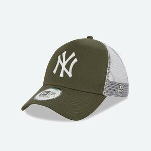 kšiltovka New Era 9Forty AF Trucker MLB League Essential NY Yankees Olive
