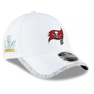 Kšiltovka New Era Tampa Bay Buccaneers White Super Bowl LV Bound Sideline 9FORTY Snapback Adjustable Hat