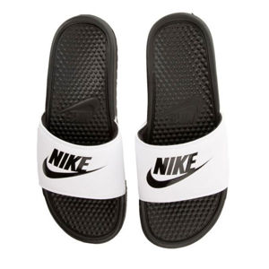 Nike Benassi Just Do It White Black 343880-100