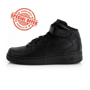 Nike WMNS Air Force 1 Mid `07 LE Black Black 366731-001