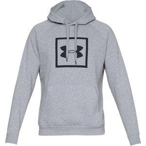 Under Armour RIVAL FLEECE LOGO HOODIE-GRY