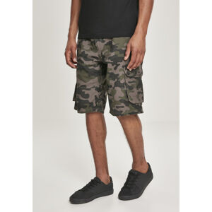 Southpole Belted Camo Cargo Shorts Ripstop woodland