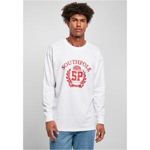 Southpole College Longsleeve white