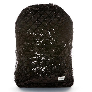 Batoh Spiral Diamond Sequins Backpack bag Black