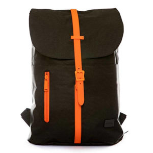 Spiral Tribeca Blackout Backpack Bag Black Orange