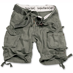 Surplus Division Shorts Olive Washed