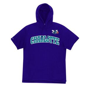 Sweatshirt Mitchell & Ness Charlotte Hornets Gameday S/S FT Hoody purple