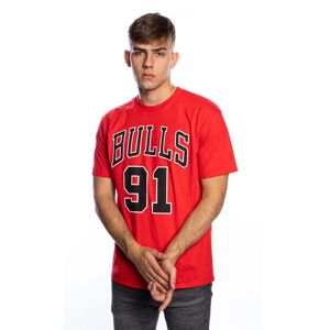 T-shirt Mitchell & Ness Last Dance Bulls Number 91 Tee red