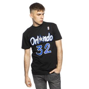 T-shirt Mitchell & Ness Orlando Magic # 32 Shaquille O'Neal Name & Number Tee black