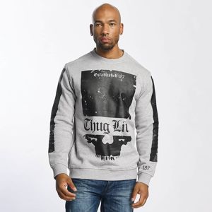 Thug Life / Pullover Blind in gray