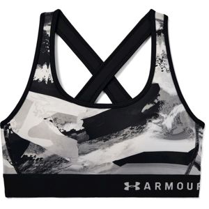 Under Armour Armour Mid Crossback Printed Bra -BLK