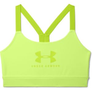 Under Armour Armour Mid Sportstyle Graphic Bra-GRN