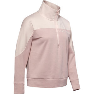 Under Armour Athlete Recovery Knit 1/2 Zip-PNK