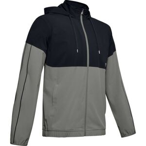 Under Armour Athlete Recovery Woven Warm Up Top-GRN