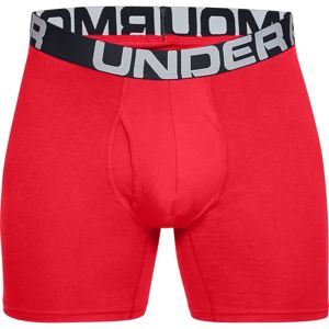Under Armour Charged Cotton 6in 3 Pack-RED