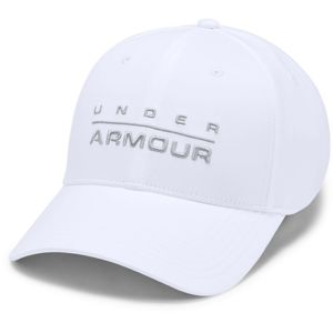 Under Armour Men's Wordmark STR Cap-WHT