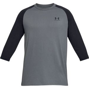 Under Armour SPORTSTYLE LEFT CHEST 3/4 TEE-GRY
