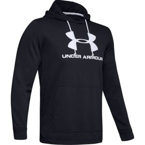 Under Armour SPORTSTYLE TERRY LOGO HOODIE-BLK