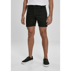 Urban Classics 5 Pockets Slim Fit Denim Shorts black raw