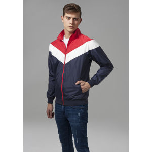 Urban Classics Arrow Zip Jacket navy/red/white