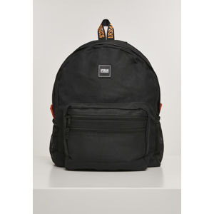 Urban Classics Basic Backpack black/orange