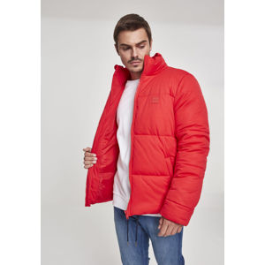 Urban Classics Boxy Puffer Jacket fire red
