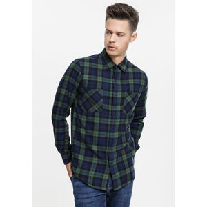 Urban Classics Checked Flanell Shirt 3 forest/nvy/blk