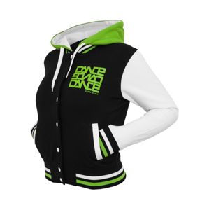 Urban Classics College Dance Jacket Black White Lime Green