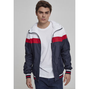 Urban Classics College Windrunner navy/white/fire red