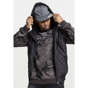Urban Classics Diamond Quilted Hooded Vest blk/blk