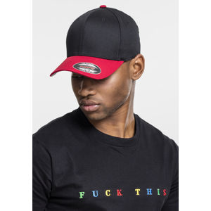 Urban Classics Flexfit Wooly Combed 2-Tone black/red