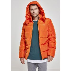 Urban Classics Hooded Puffer Jacket rustorange