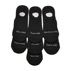 Urban Classics Invisible Weekly Socks 7-Pack black