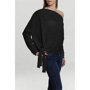 Urban Classics Ladies Asymetric Sweater black