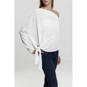 Urban Classics Ladies Asymetric Sweater white