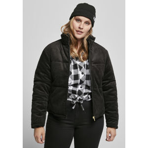 Urban Classics Ladies Corduroy Puffer Jacket schwarz
