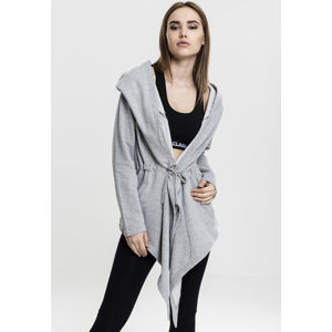 Urban Classics Ladies Hooded Sweat Cardigan grey