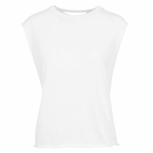 Urban Classics Ladies Jersey Lace Up Top white